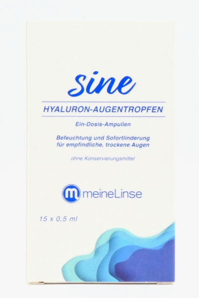 Bild von meineLinse sine Hyaluron Augentropfen 15x0,5ml