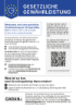Bild von Gewährleistungslabel